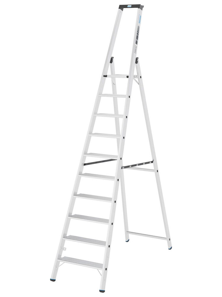 KRAUSE Stabilo drabina wolnostojąca 10-stopniowa o nośności 225 kg i stopniami o głębokości 135 mm